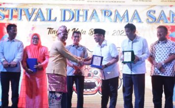 Hadiri Festival Dharma Santi, Ketua DPRD Batam Cak Nur: Jaga Kerukunan dan Toleransi Beragama