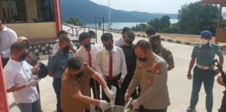 Polres Kepulauan Anambas Musnahkan Barang Bukti Narkotika Jenis Kokain