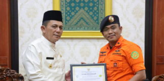 Temui Gubernur, Kakansar Natuna Sampaikan Ucapan Terimakasih Atas Dukungan Operasi SAR di Serasan