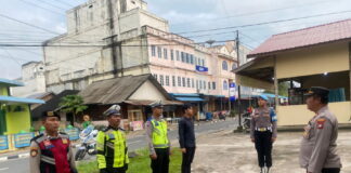 Polres Lingga Terjunkan Personil Amankan Pelaksanaan Sholat Idul Adha