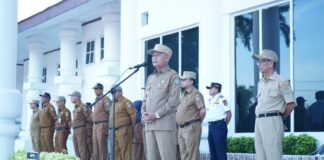 Bupati Asahan Pimpin Apel Gabungan Tingkatkan Disiplin ASN