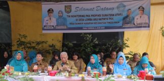 Tim Monitoring TP PKK Provsu Kunjungi Kabupaten Asahan