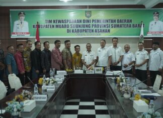 Pemerintah Kabupaten Asahan Terima Tim Wasdin Kabupaten Muaro Sijunjung