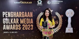 Golkar Media Awards, Cen Sui Lan Dianugerahi Anggota DPR RI Terpopuler Kategori Konten Terbaik