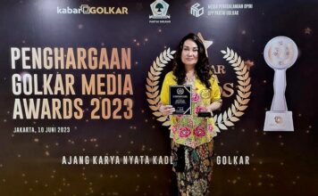 Golkar Media Awards, Cen Sui Lan Dianugerahi Anggota DPR RI Terpopuler Kategori Konten Terbaik