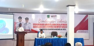 Buka Bimtek PBJ, Sekda Natuna Berharap Peserta Lulus Ujian Sertifikasi Kompetensi Level I