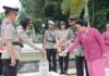 Sambut HUT Bhayangkara ke 77 Kapolres Asahan Gelar Tabur Bunga di Makam Pahlawan