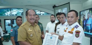 Wabup Asahan Ikuti Peringatan HANI Tahun 2023 Secara Virtual