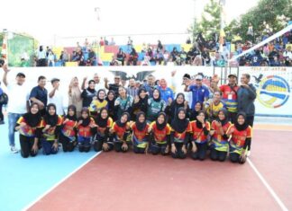 Buka Turnamen Voli New Tera Cup II, Ketua DPRD Batam: Junjung Sportivitas