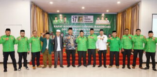 Wakil Bupati Asahan Ikuti Rangkaian Rakorcab DPC PPP Kabupaten Asahan