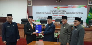 Disetujui Fraksi-fraksi, DPRD Natuna Sahkan Lima Perda