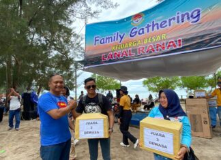 Bangun Kekeluargaan, Lanal Ranai Gelar Family Gathering