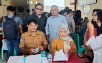 Ketua Komisi I DPRD Natuna Tinjau Daftar Ulang PPDB di SMAN 1 Bunguran Timur