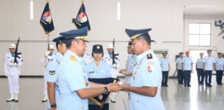 Pangkoopsud I Pimpin Sertijab Danlanud RSA Natuna