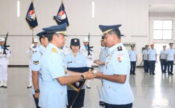 Pangkoopsud I Pimpin Sertijab Danlanud RSA Natuna
