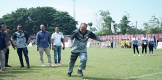 Sambut Hari Bhakti Adhyaksa Sekda Ikuti Pembukaan POR