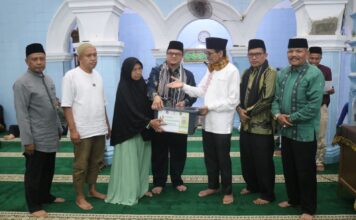 Safaruddin Pimpin Kunjungan TSR Pemkab Lima Puluh Kota ke Masjid Baitul Kiramah