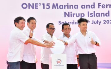 Terminal Khusus Pariwisata PT. Tritunas Sinar Benua & One°15 Marina di Pulau Nirup Batam Diresmikan Menhub RI