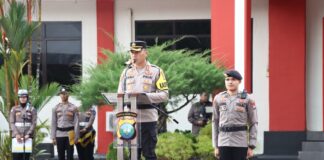 Kapolres Lingga Pimpin Apel Gelar Pasukan Operasi Patuh Seligi 2023