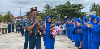 Awali Tugas, Ini Pesan Kolonel Laut (P) Maman Nurachman Kepada Keluarga Besar Lanal Ranai
