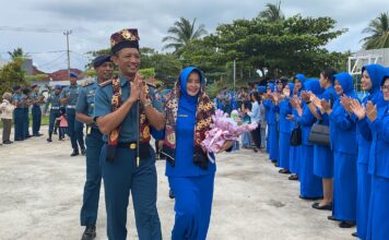 Awali Tugas, Ini Pesan Kolonel Laut (P) Maman Nurachman Kepada Keluarga Besar Lanal Ranai