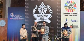 PLN Raih Predikat Platinum SDG’s di Nusantara CSR Awards 2023