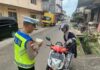 Operasi Patuh Seligi 2023, Polres Lingga Berikan Imbauan Kepada Pengguna Jalan