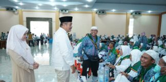 Pemerintah dan Forkopimda Kabupaten Asahan Sambut Kepulangan Jama’ah Haji Kloter 14