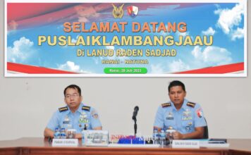 Danlanud RSA Natuna Terima Kunjungan Tim Safety Audit Puslaiklambangjaau Mabesau
