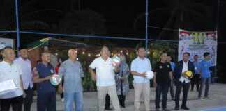 Wakil Bupati Asahan Buka Semi Open Volleyball Hessa Air Genting
