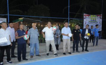 Wakil Bupati Asahan Buka Semi Open Volleyball Hessa Air Genting