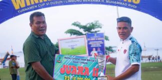 Senempek FC Raih Juara 2 Turnamen Sepakbola Limbung Cup VI 2023