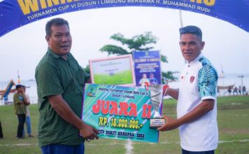 Senempek FC Raih Juara 2 Turnamen Sepakbola Limbung Cup VI 2023