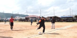 Wabup Anambas Buka Turnamen Sepak Bola HUT Karang Taruna Anggrek Ke- 22