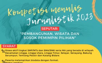Asah Bakat Jurnalistik Pelajar, Yuk Ikuti Kompetisi Menulis Berita 2023