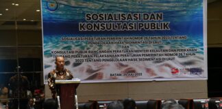 Lestarikan Ekosistem Laut, Sekdaprov Kepri Buka Sosialisasi PP Nomor 26 Tahun 2023