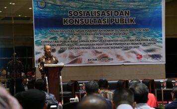 Lestarikan Ekosistem Laut, Sekdaprov Kepri Buka Sosialisasi PP Nomor 26 Tahun 2023