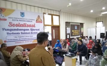 DPK Kota Payakumbuh Gelar Sosialisasi Pengembangan Literasi Berbasis Inklusi Sosial di Bukik Sibaluik