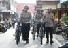 Cegah Gangguan Kamtibmas Ditengah Masyarakat, Polres Lingga Gelar Patroli Sepeda