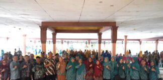 Wabup Asahan Terima Kunjungan Tim Evaluasi TP PKK Provsu di Desa Lubuk Palas