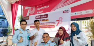 HUT Kemenkumham Di Lhokseumawe Diisi Bakti Sosial Donor Darah