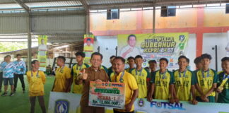 Ansar Tutup Turnamen Futsal Piala Gubernur Kepri Zona V Natuna