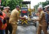 Bupati Asahan Letakkan Batu Pertama Pembangunan Jalan Penghubung 2 Desa di Kecamatan Bandar Pulau