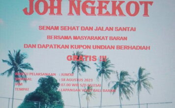 Semarak HUT Kemerdekaan RI ke 78, Desa Baran Menggelar Berbagai Macam Permainan Rakyat