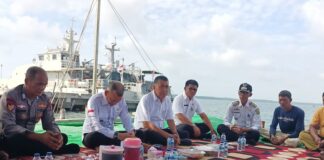 Bupati dan Wakil Bupati Natuna Hadiri Doa Selamat Awali Pembangunan Pelabuhan Rakyat Penagi