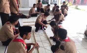 Pramuka Gudep 08.065 Lapas Suliki, Pelajari Materi Belajar Tandu Berkelompok