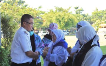 Pj Wali Kota Payakumbuh Sambut Kedatangan 14 Jama’ah Haji dari Tanah Suci