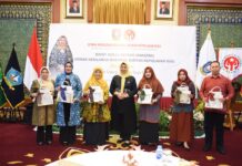 Dewi Ansar Buka Rakerda Dekranasda Kepri Tahun 2023