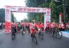Sambut HUT RI ke 78 Bupati Asahan Ikuti FUN BIKE