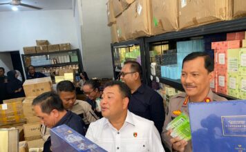 Ditreskrimsus Polda Kepri Amankan Produk Kosmetik dan Pangan Ilegal
